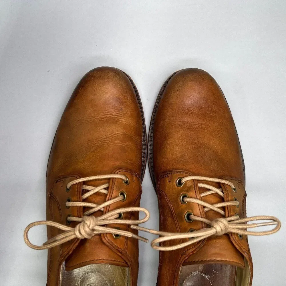 UGG Hixson Shoes Men's Size 9 Chestnut Tan Leather Dress Classic Derby Oxfords‎